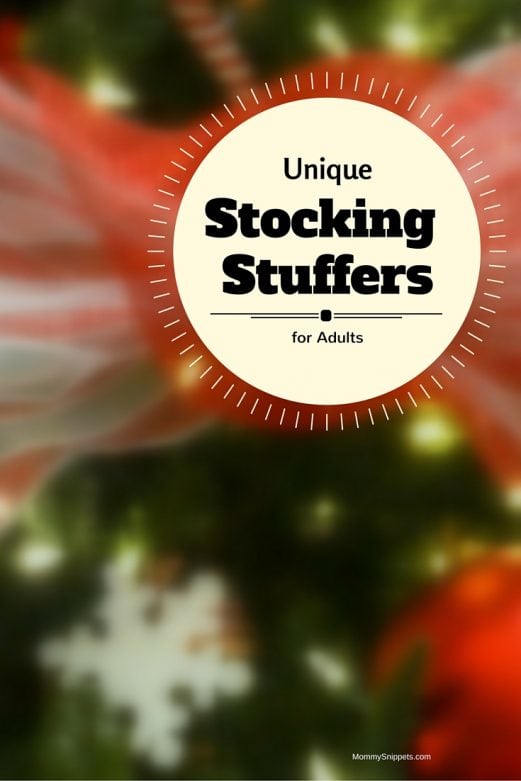 Unique stocking stuffers for adults-Mommy Snippets