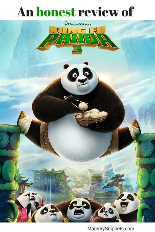 An honest review of the Kung Fu Panda 3 movie- MommySnippets.com