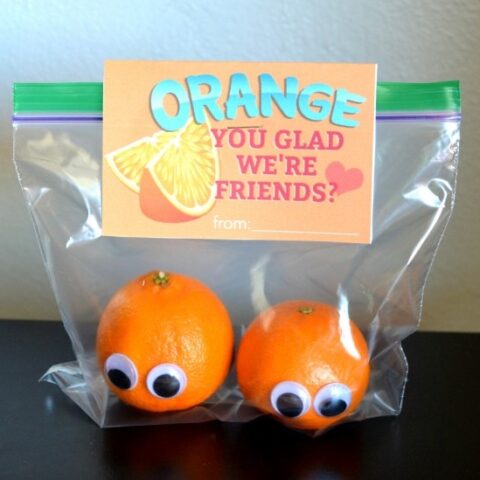 Image for “Orange You Glad Were Friends?” Valentines & Treats Tutorial