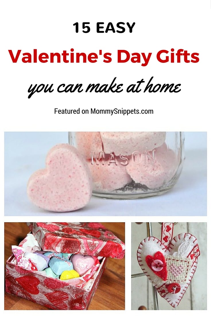 15 Easy Valentine's Day Gifts You Can Make At Home - Mommy Snippets