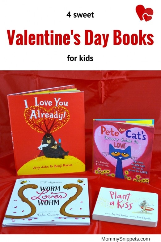 4 sweet Valentine's Day books for kids- MommySnippets.com