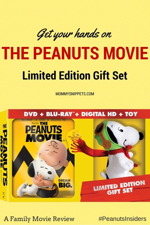 Get your hands on THE PEANUTS MOVIE Limited Edition Gift Set- MommySnippets.com