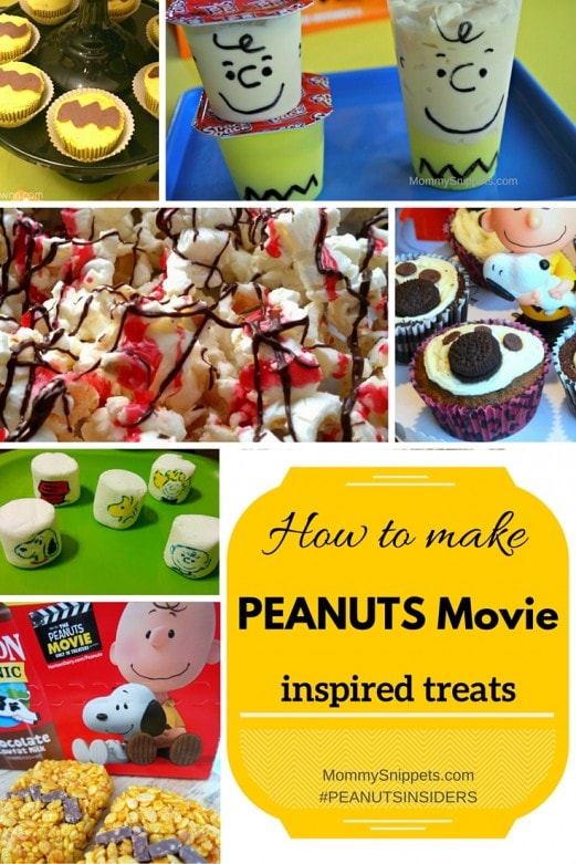 How to make PEANUTS Movie Inspired treats- MommySnippets.com