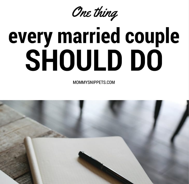 One thing every married couple should do
