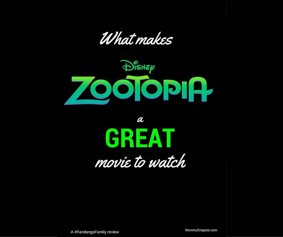 What makes Zootopia a great movie to watch