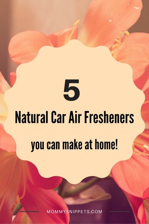 5 ways to make a natural car air freshener