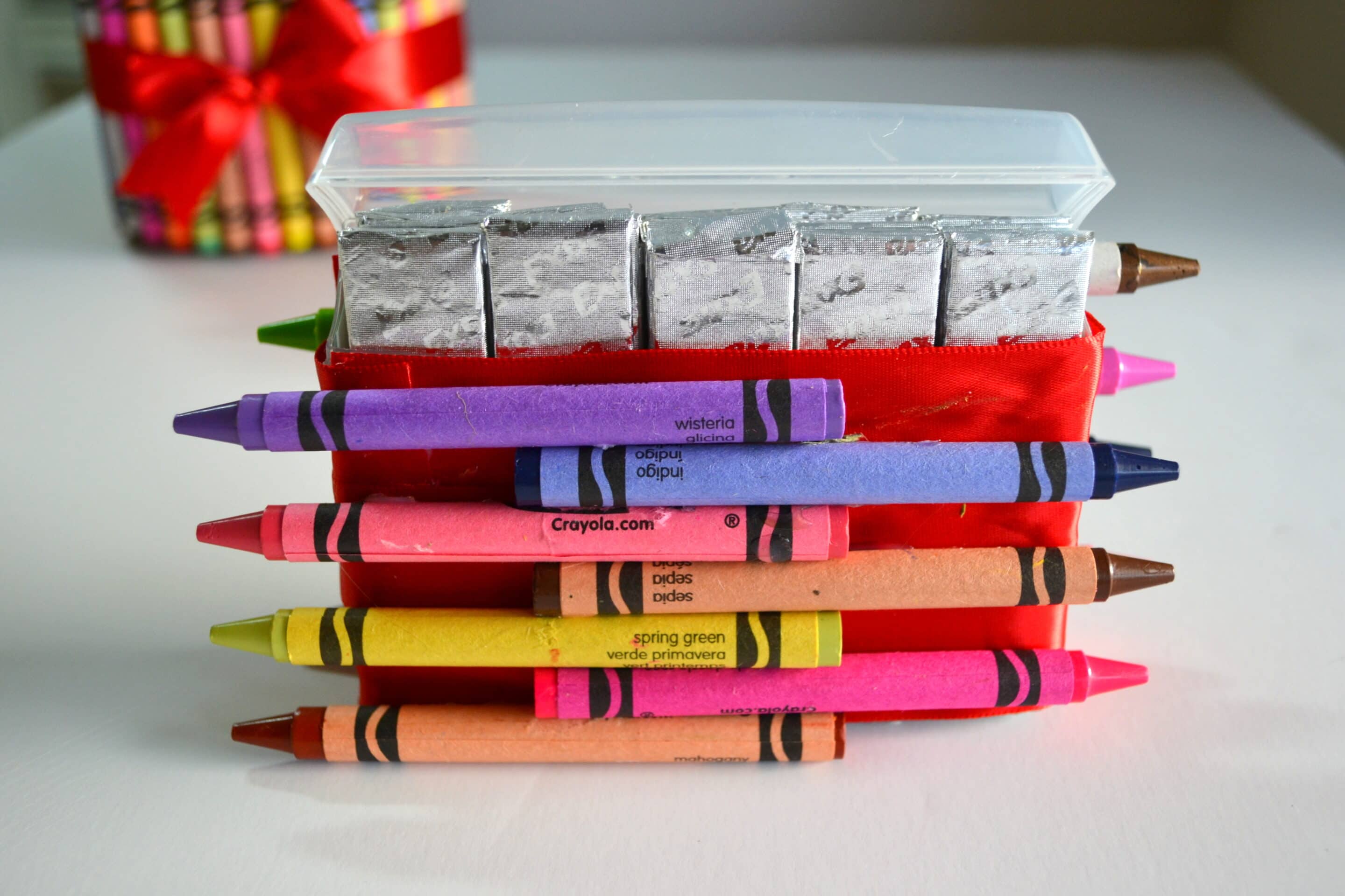 Teacher Crayon Organizer Box