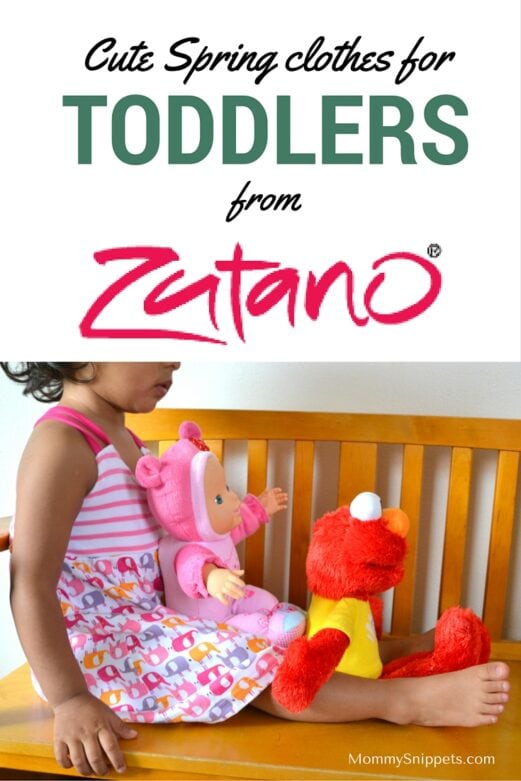 Cute Spring clothes for toddlers from Zutano-MommySnippets.com (ad)