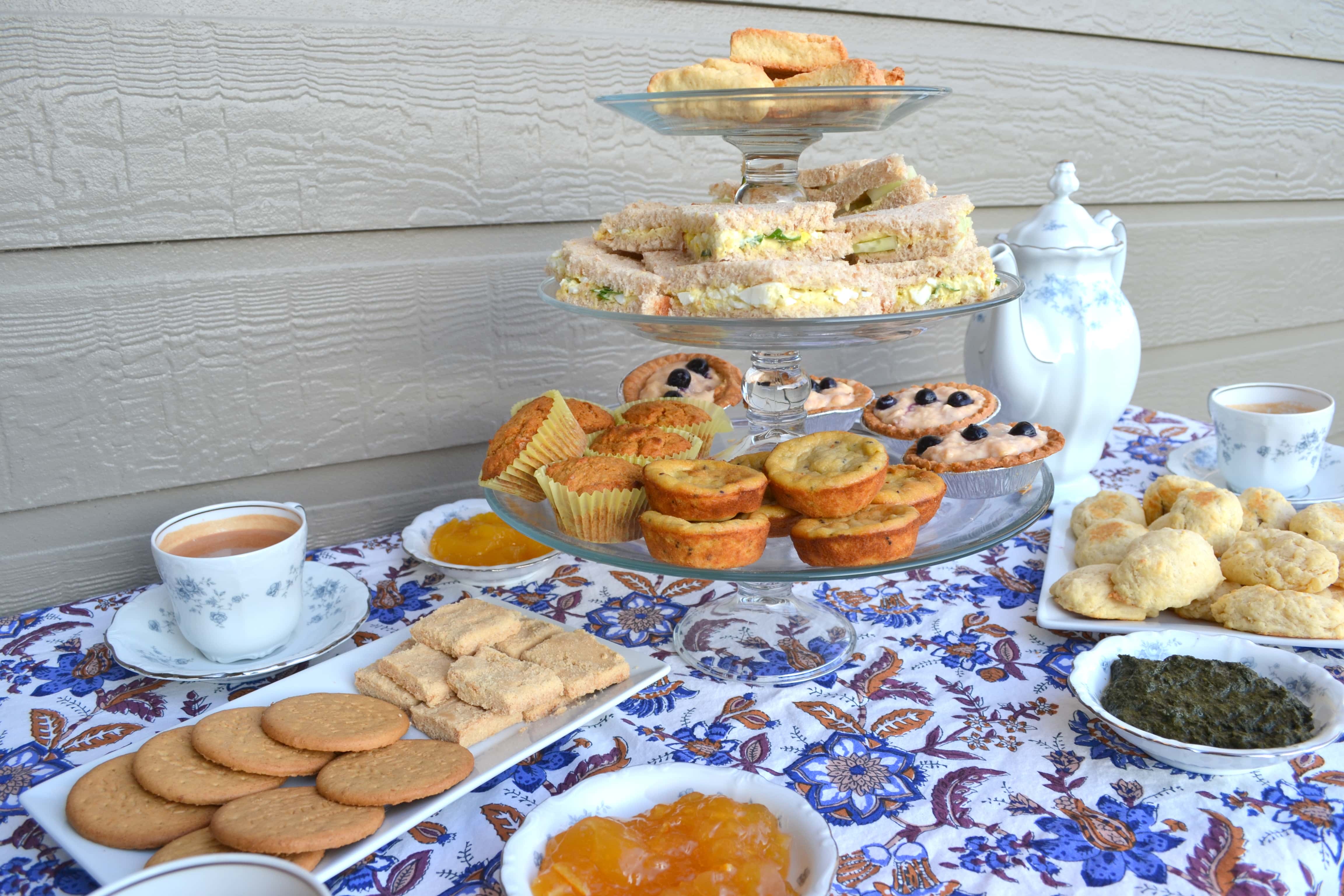 high tea menu ideas