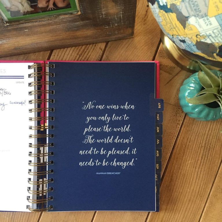 Staying organized and rooted with an Anchored Press Planner