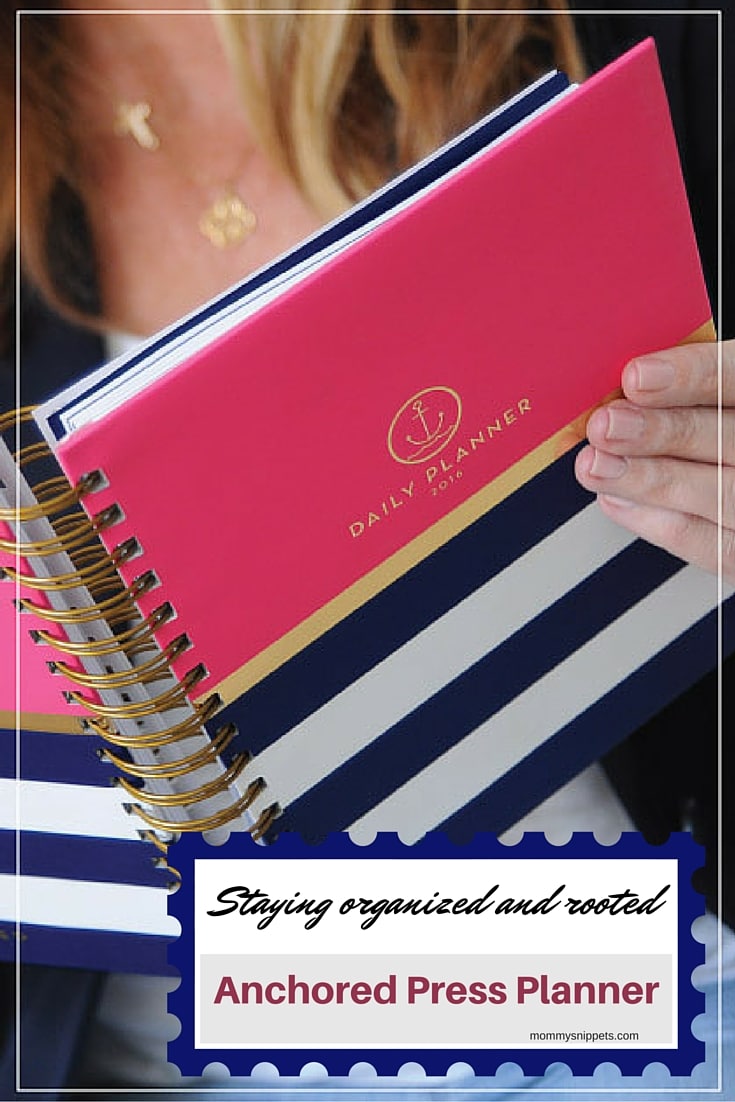 Staying organized and rooted with an Anchored Press Planner