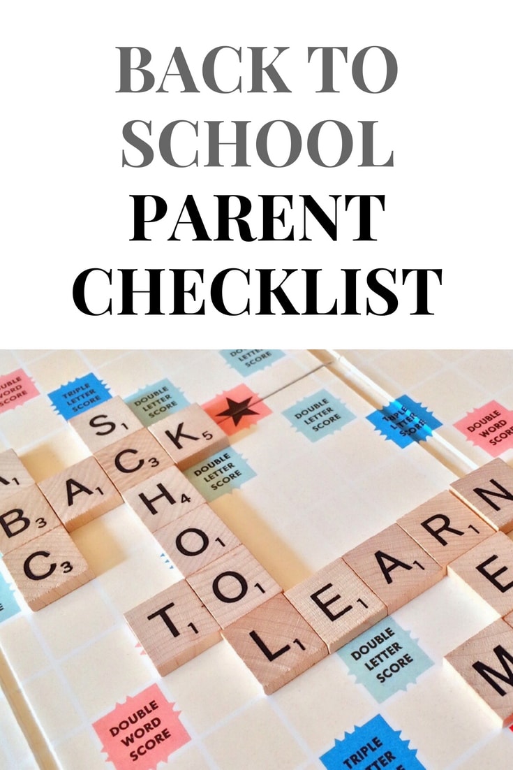 A Back To School Checklist Every Parent Should Read- MommySnippets.com