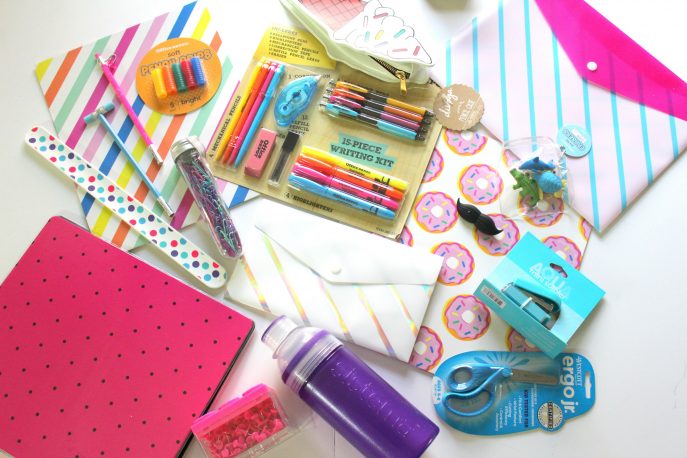 Cute school supplies for back to school