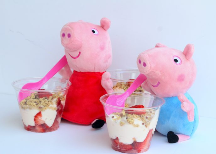 Making breakfast fun for your child { Featuring Peppa's Yogurt Parfait Recipe} - MommySnippets (4)