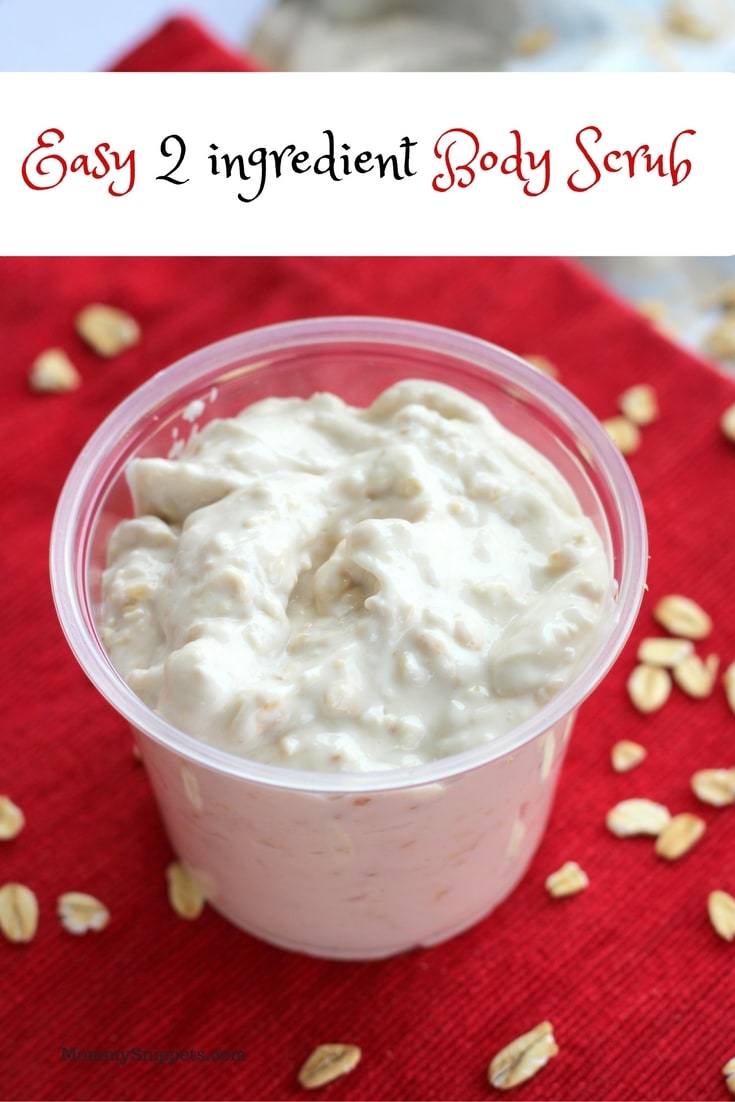 Easy 2 ingredient body scrub