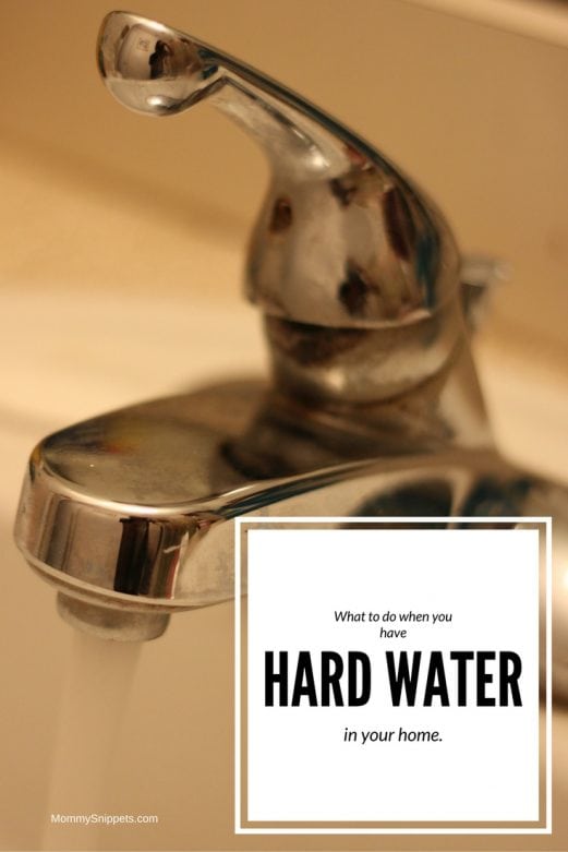 What to do when you have hard water in your home- MommySnippets.com #SeeWaterClearly (#Sponsored)