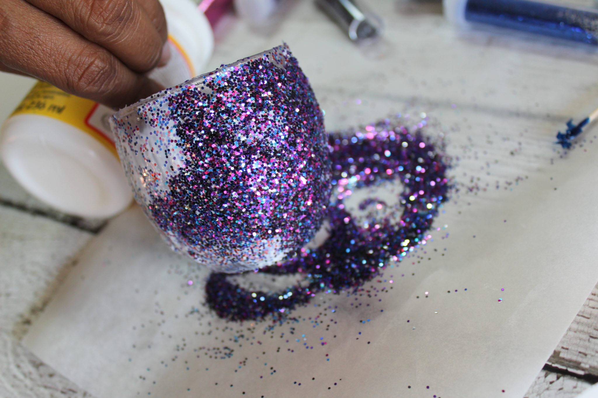 DIY Galaxy Tea Light Holders: One of My Favorite Space Camp Ideas!