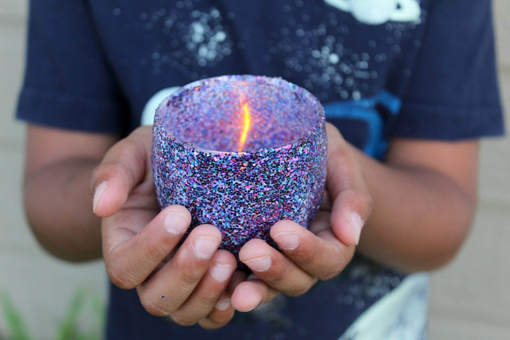 DIY Galaxy Tea Light Holders: One of My Favorite Space Camp Ideas!