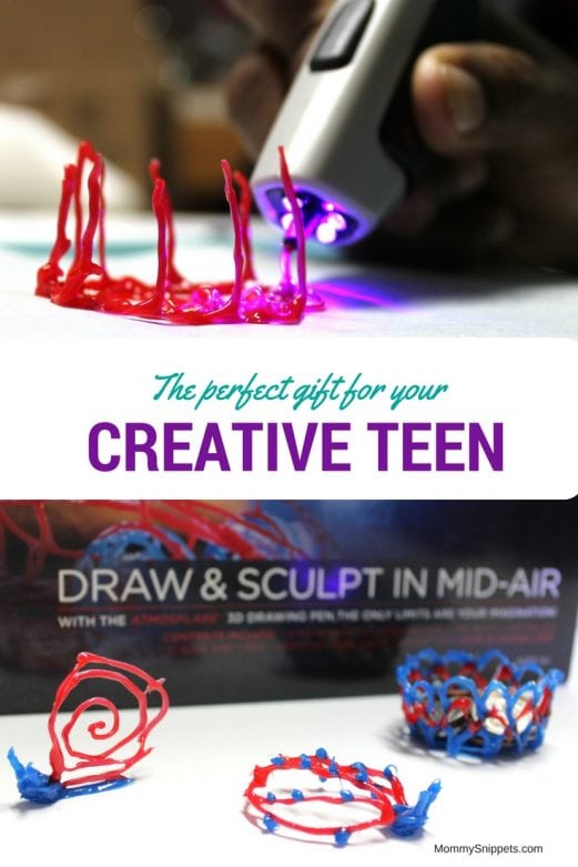 The perfect gift for your creative teen-MommySnippets.com #3Dpen #Funwith3D #Sponsored