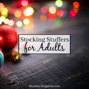 20 of the best stocking stuffers for adults- MommySnippets.com