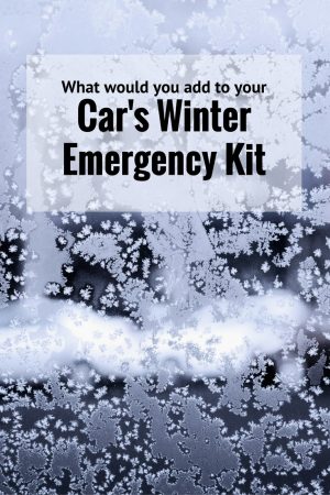 What should you add to your Car's Winter Emergency Kit?