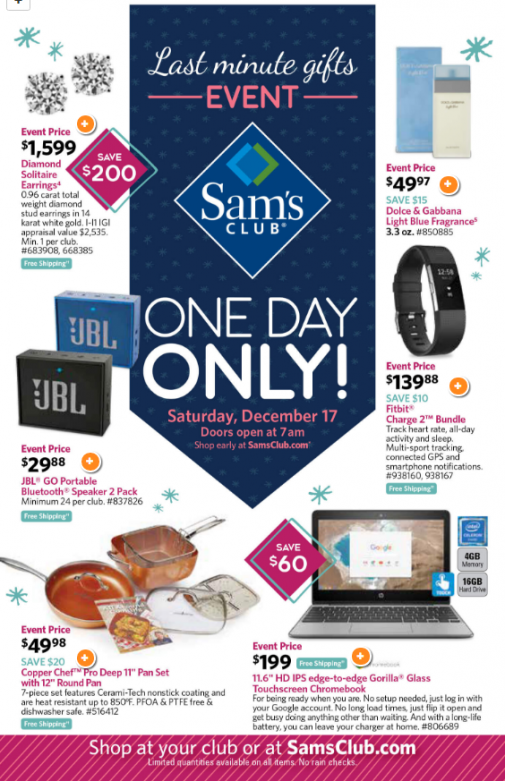 Get a Sam's Club membership for just $15 before the holidays