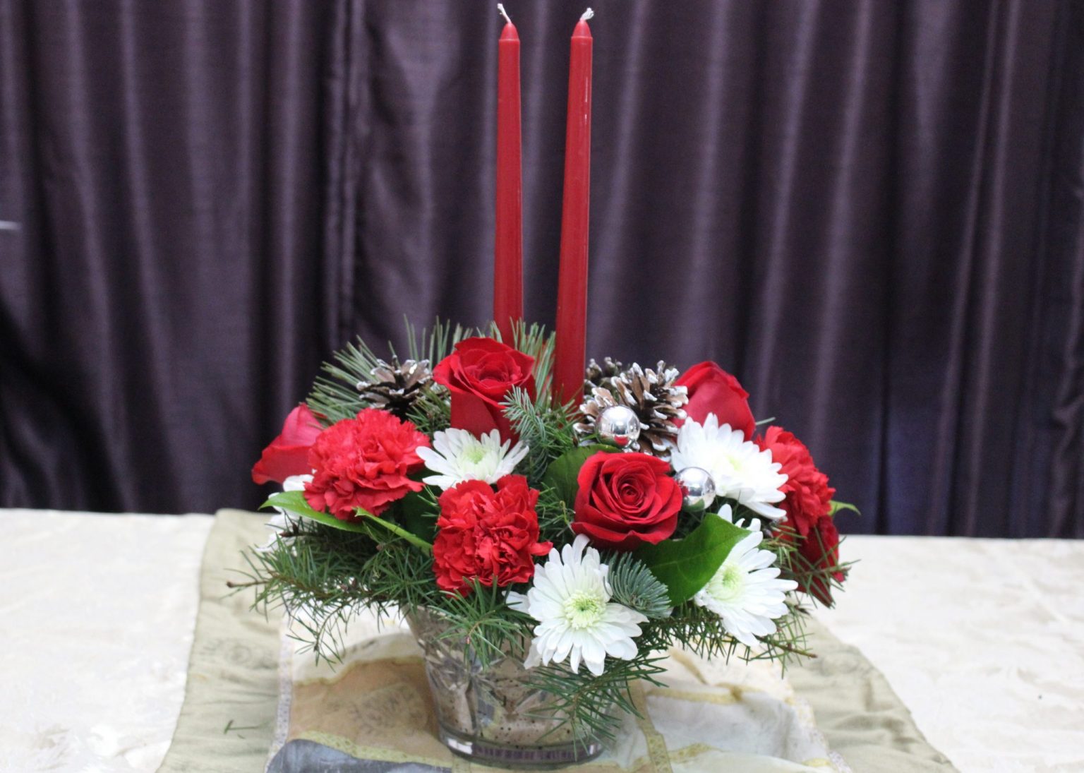 The gift of flowers, this Christmas