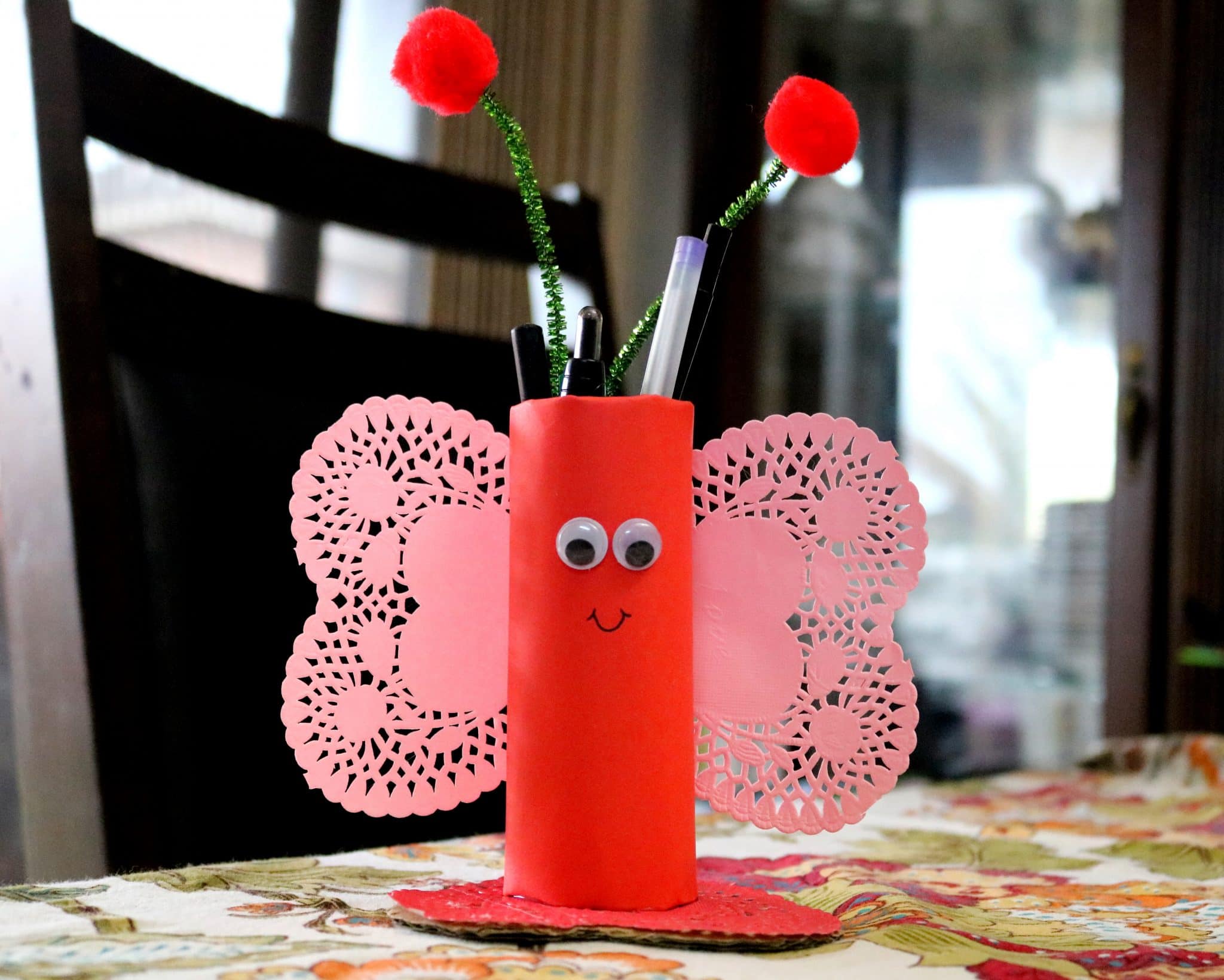 Tissue Paper Valentine's Day crafts - Teach Me Mommy