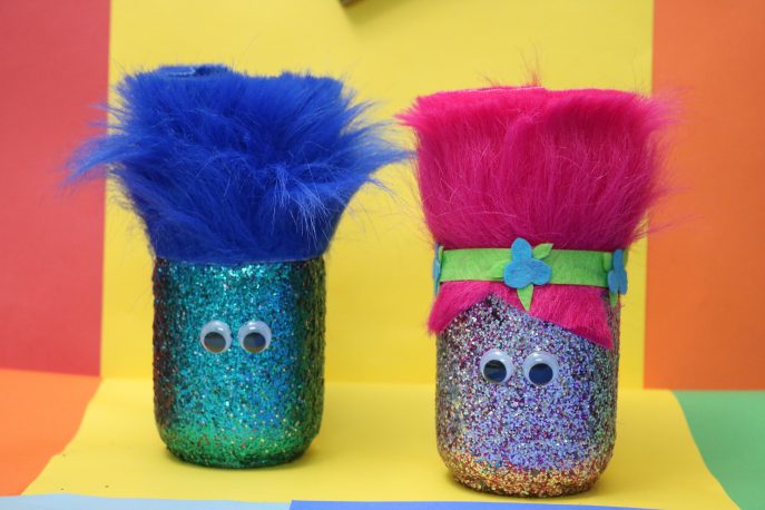 How to make your own Trolls movie inspired holder. - MommySnippets.com #BringHomeHappy #FHEInsiders #ad (7)