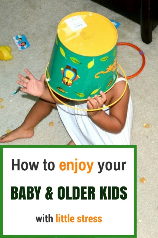 How to enjoy your baby and older kids with little stress- MommySnippets.com #ad