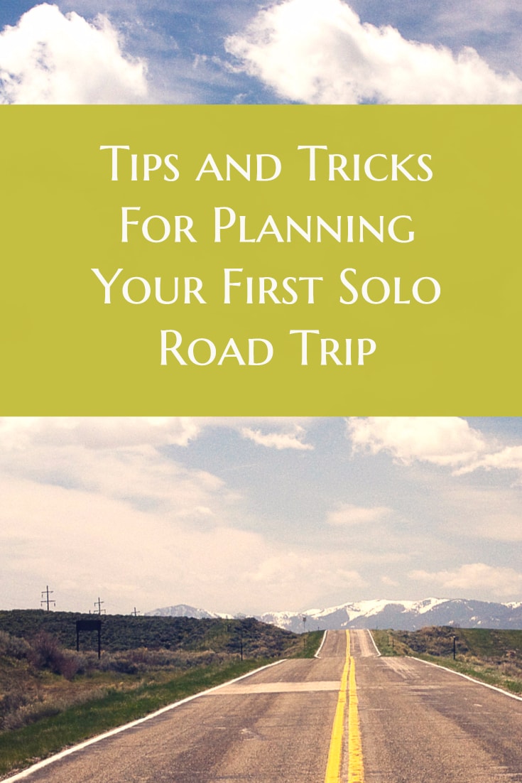 planning for solo road trip