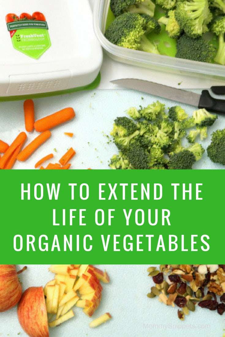 Did you know you can extend the life of your organic vegetables? - MommySnippets.com #FreshWorksFreshness #ad 