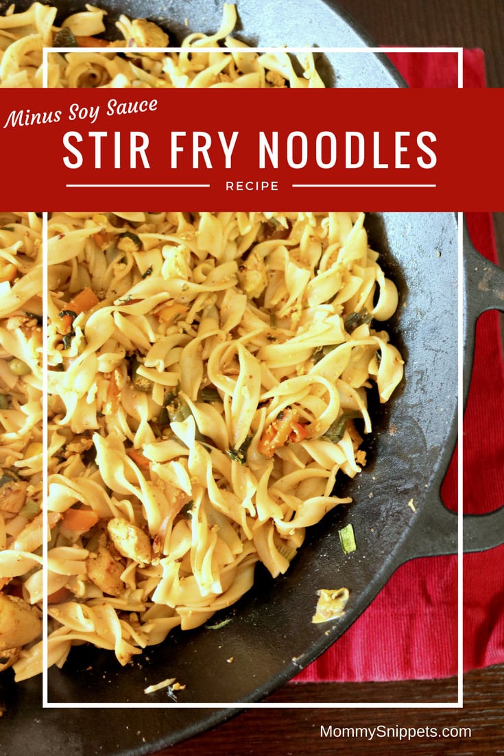 How to make the best stir fry noodles without soy sauce- MommySnippets 