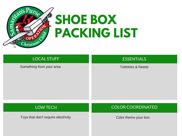 Operation christmas child do not best sale pack list