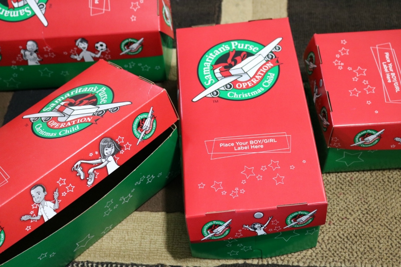 christmas child shoebox ideas