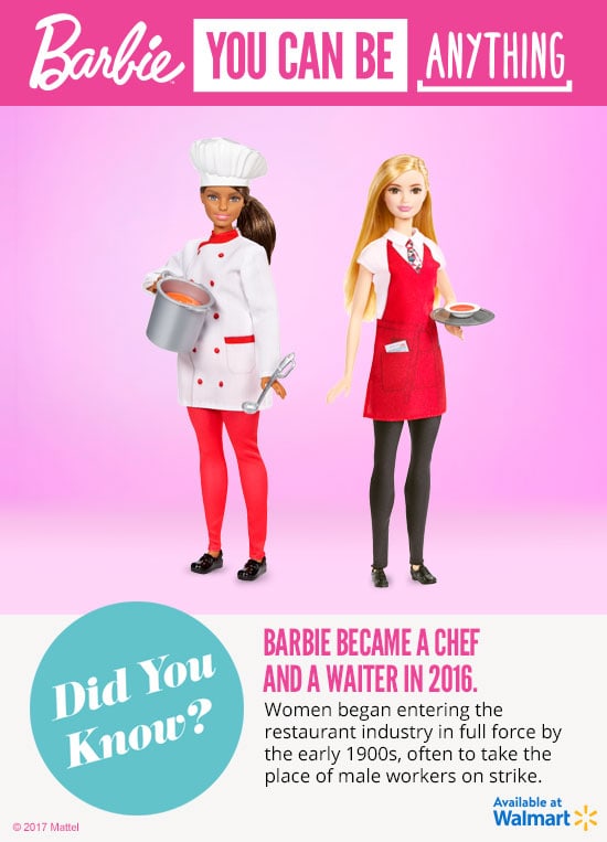 chef and waiter barbie