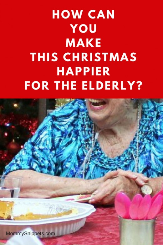 How can you make this Christmas happier for the elderly?