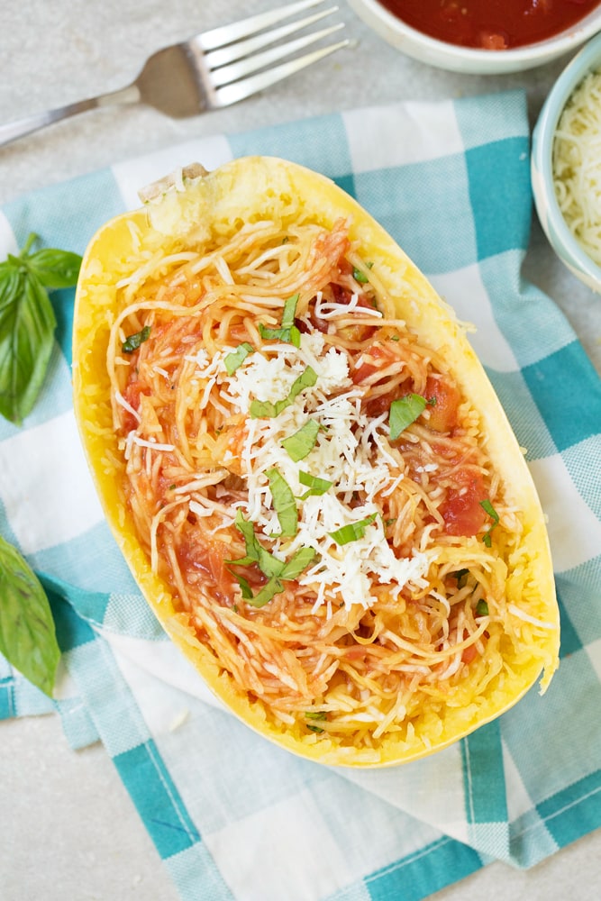 How to make an easy Spaghetti Squash for guests who don't eat carbs