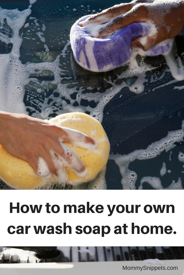 how to make your own car wash soap