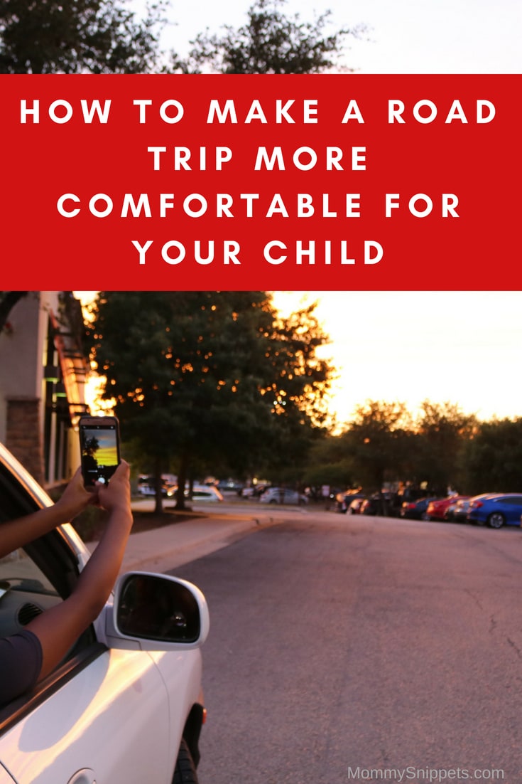 How to make a road trip more comfortable for your child- MommySnippets.com #travel #sponsored #seethegood #squeezetheday #treetop #treetopapplesauce @TreeTop #roadtrip