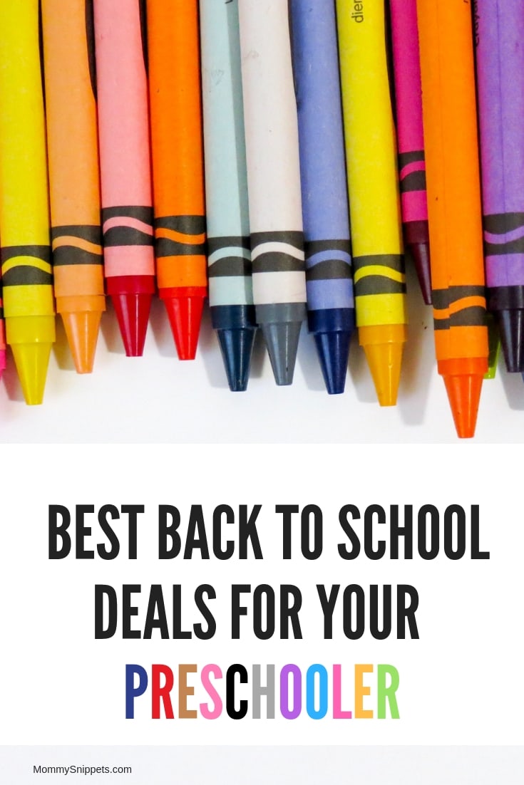 Some of the best Back To School deals for your preschooler