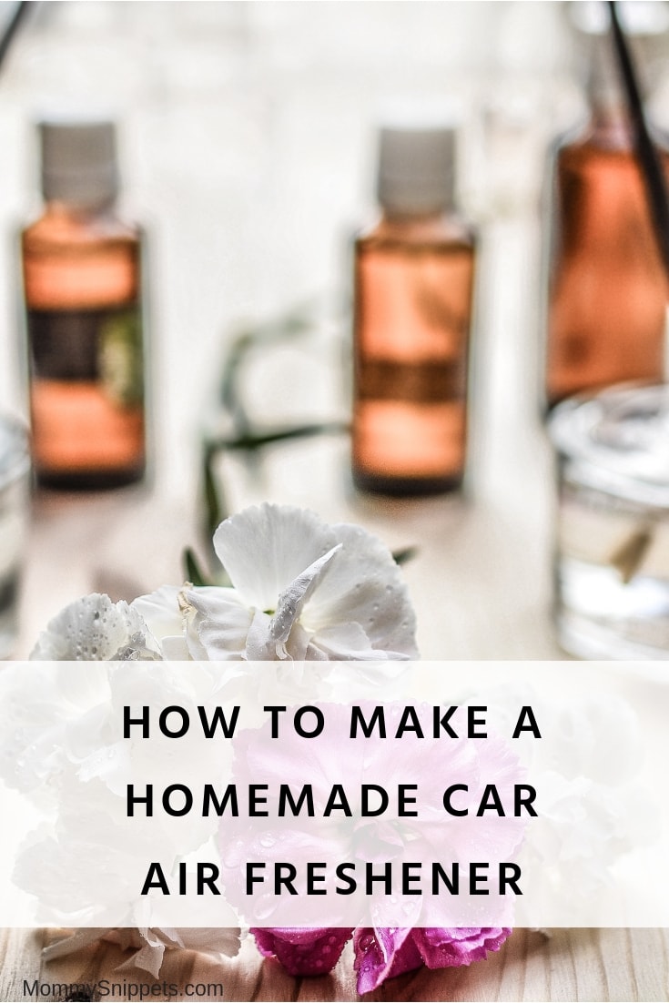 Natural DIY Car Air Freshener with Essential Oils