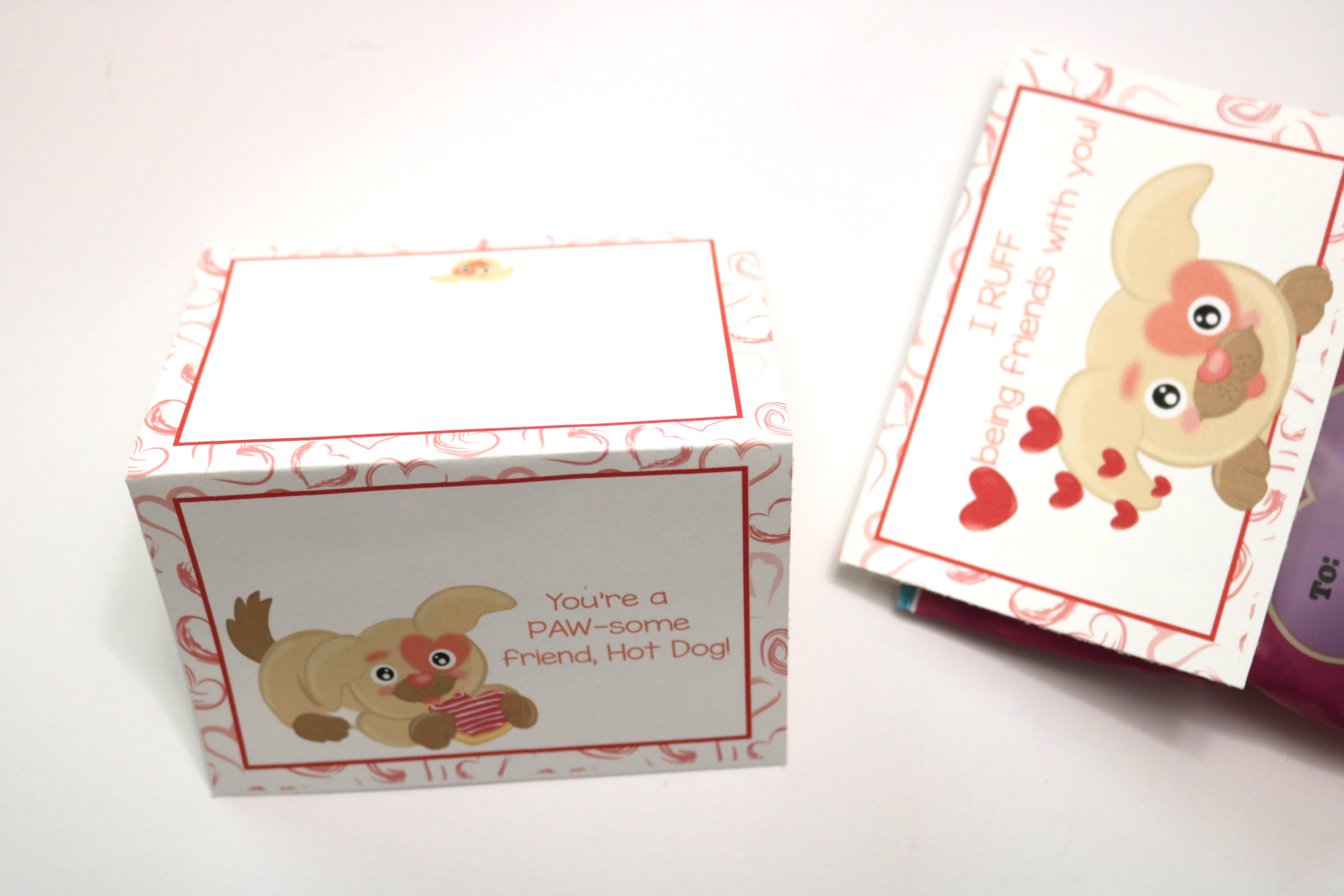 Last Minute Classroom Valentine S Day Cards For Dog Lovers Printable Puppy Valentine S Day Cards