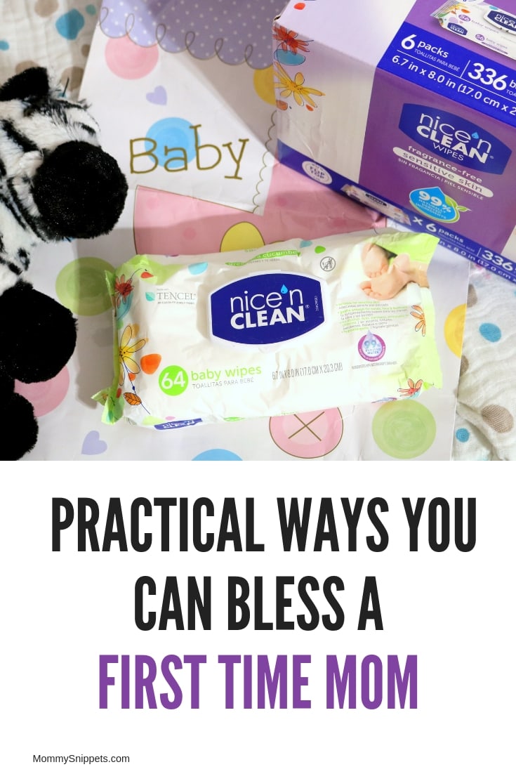 Practical ways you can bless a first time mom- MommySnippets.com #sponsored #pmedia #NicenCleanatHEB