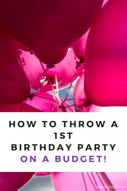 1st Birthday Party Ideas on a Budget Cheap 1st Birthday Ideas