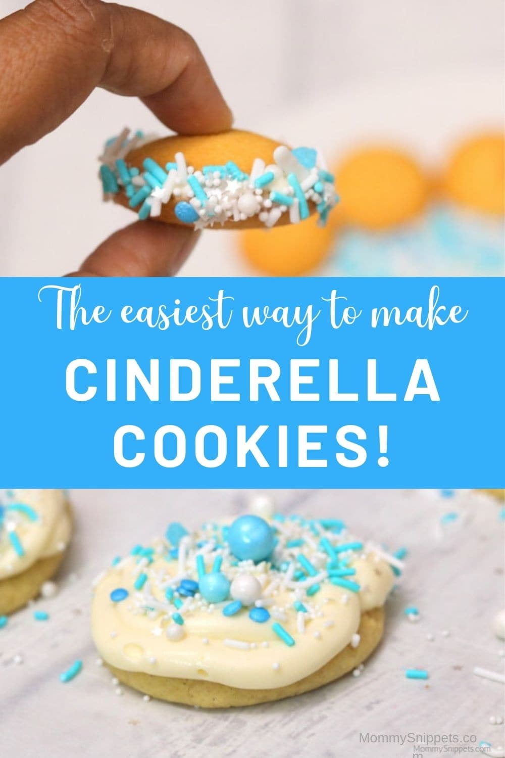 The easiest way to make Cinderella Cookies