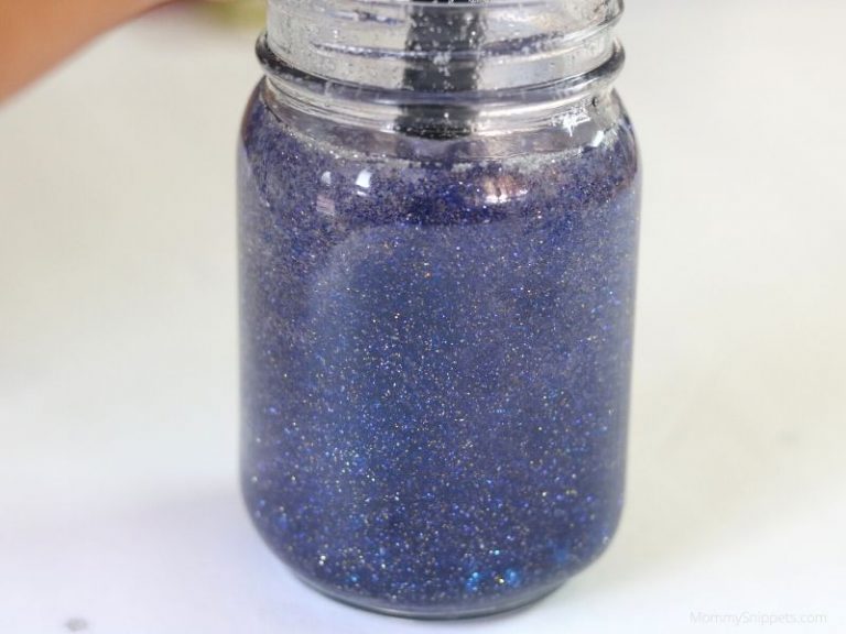 How to Make a Sonic the Hedgehog Craft: Sensory Calm Down Jar