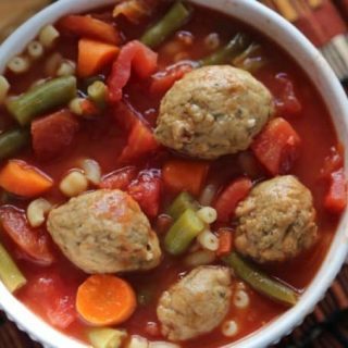 Image for Crock Pot Vegetarian Meatball Soup Recipe!