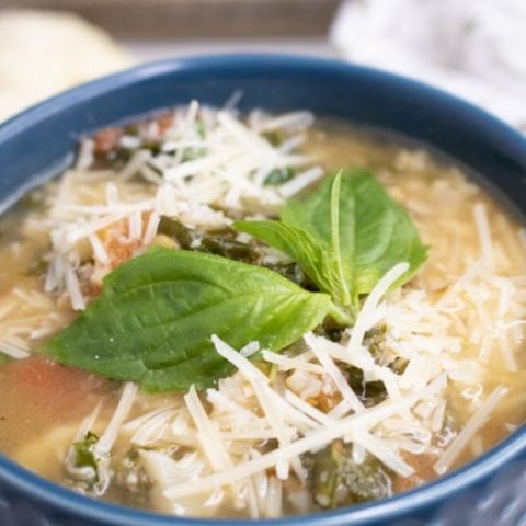 Image for Roasted Cauliflower Rice Soup With Tomato Parmesan