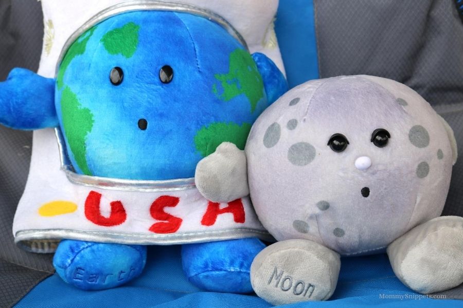 Celestial Buddies Little Earth Plush and Moon 